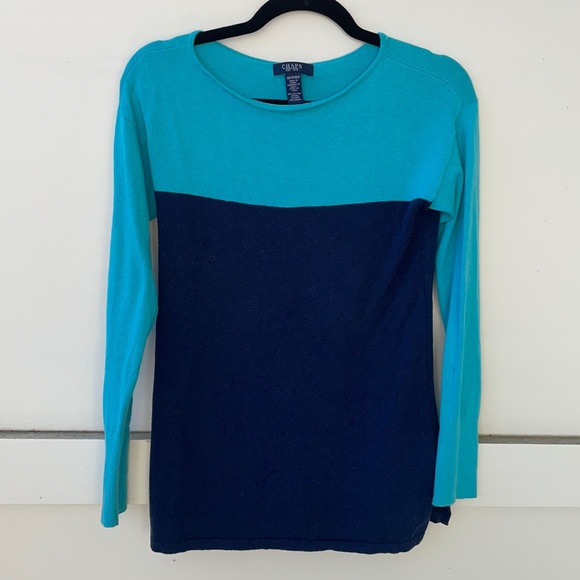 Chaps Block Sweater - Picture 1 of 2